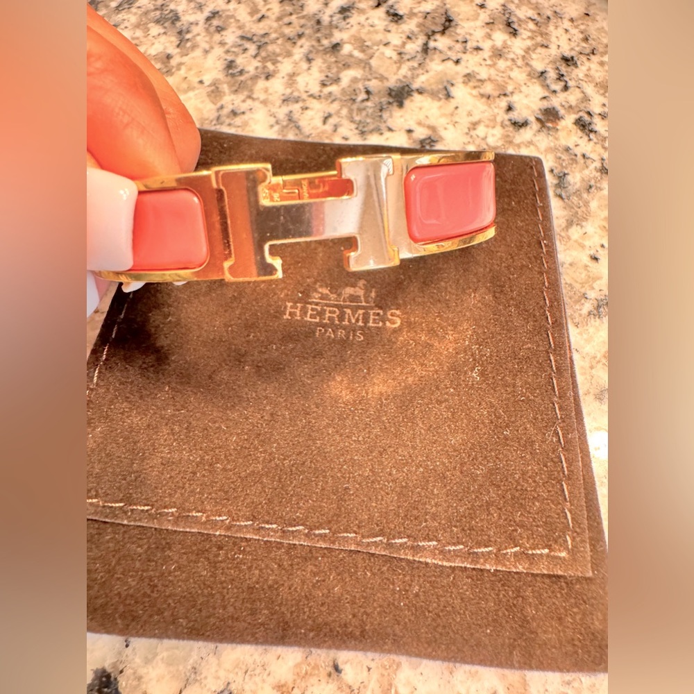 🚫SOLD🚫 Hermes Clic H Bracelet PM in Rosegold